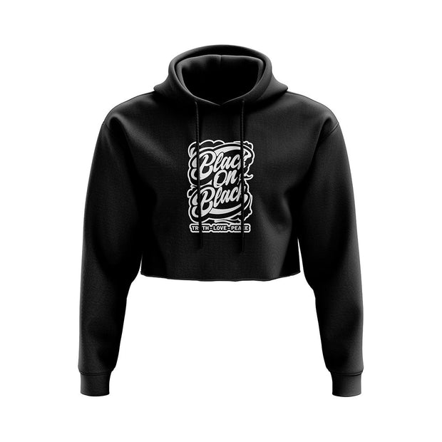 B.O.B.  Graffiti Crop Top Hoodie