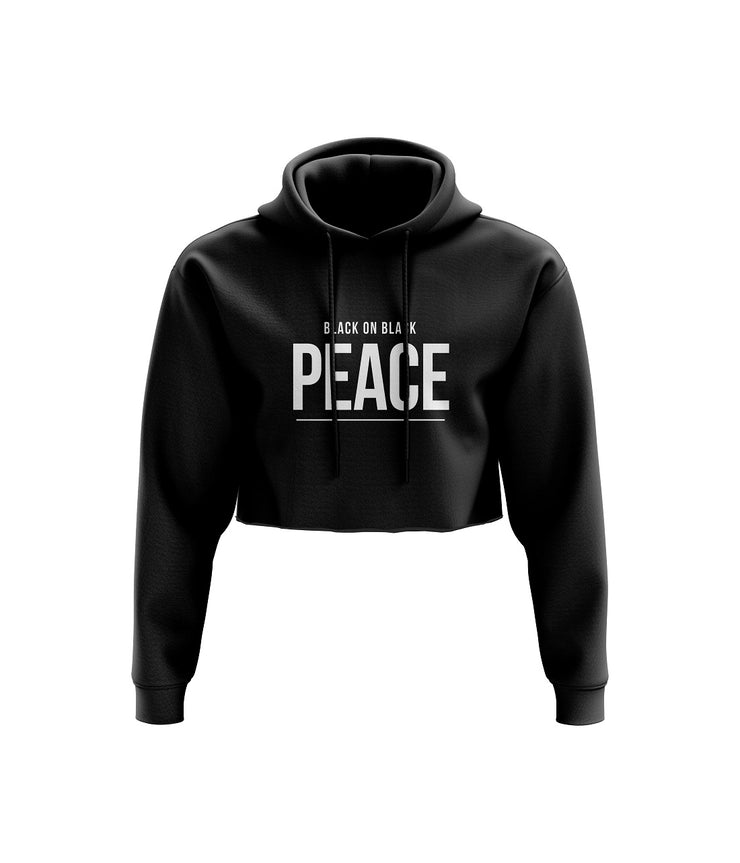 B.O.B. Crop Top Big Peace Hoodie