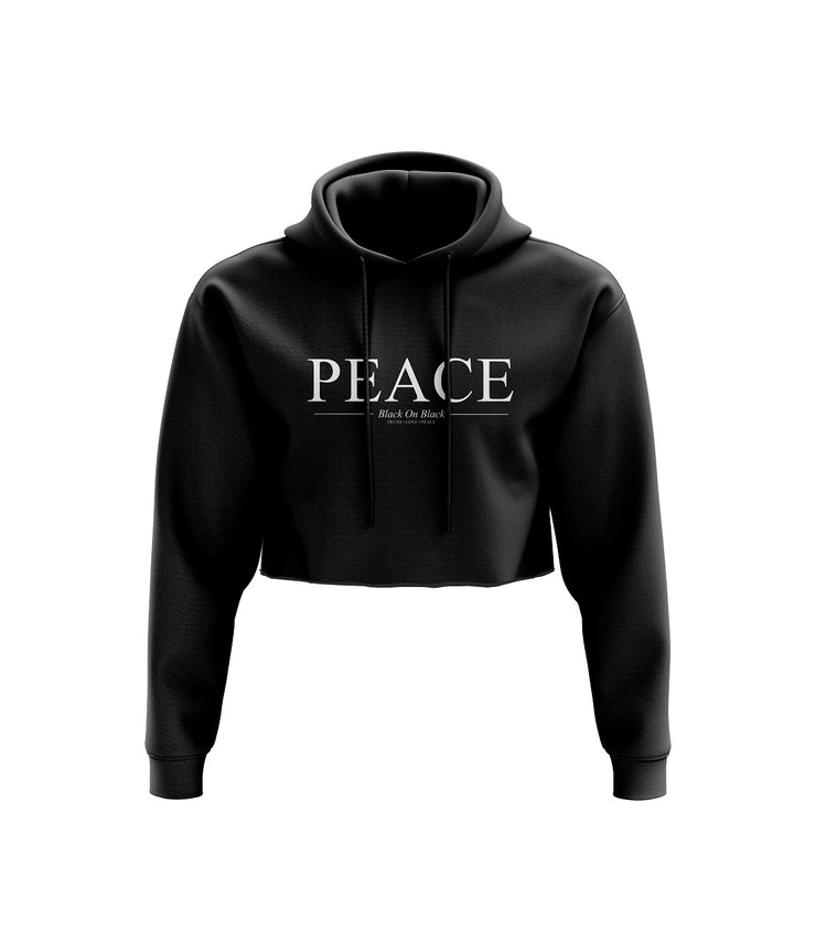 B.O.B. Crop Top Peace Hoodie