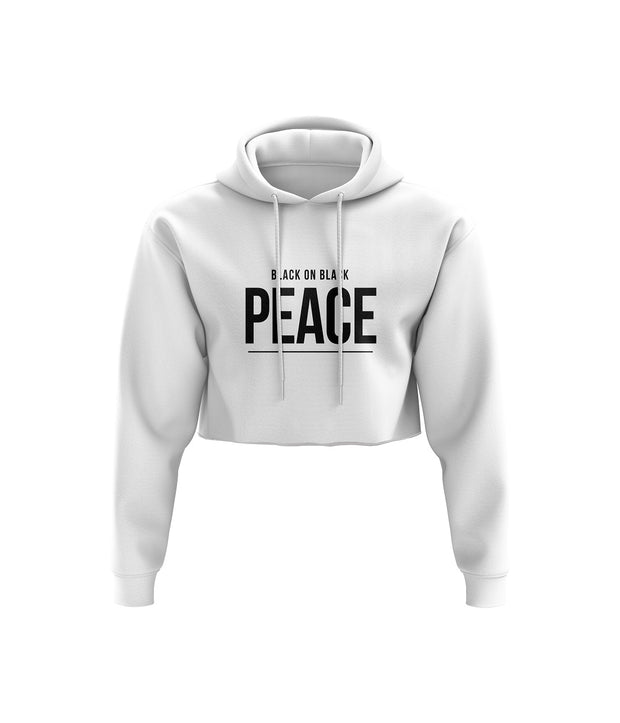 B.O.B. Crop Top Big Peace Hoodie