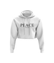 B.O.B. Crop Top Peace Hoodie